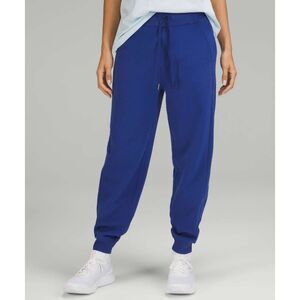 Lululemon Jogger Scuba High-Rise Relaxed Pants Blue Purple WSCV9S Women sz 2